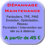 Dépannage - Maintenance