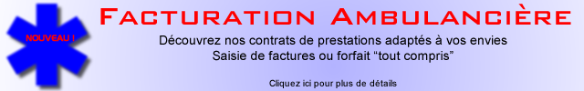 Facturation Ambulancière - Découvrez nos contrats de prestations adaptés à vos envies - Saisie de factures ou forfait "tout compris"