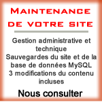 Maintenance site internet